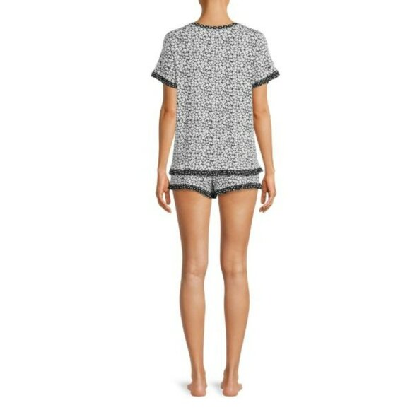NWT Secret Treasures Women’s XL 2-Piece Knit Shorty Pajama Set Cozy Sleepwear - Picture 3 of 3